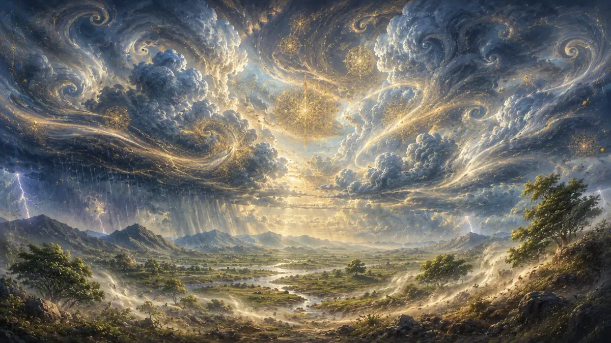 Symbolic wind and rain clouds for Marut hymns